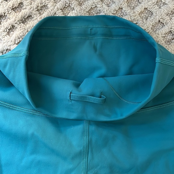 Lululemon Wunder Train High Rise Short 8" Teal Lagoon 4 - Picture 8 of 12